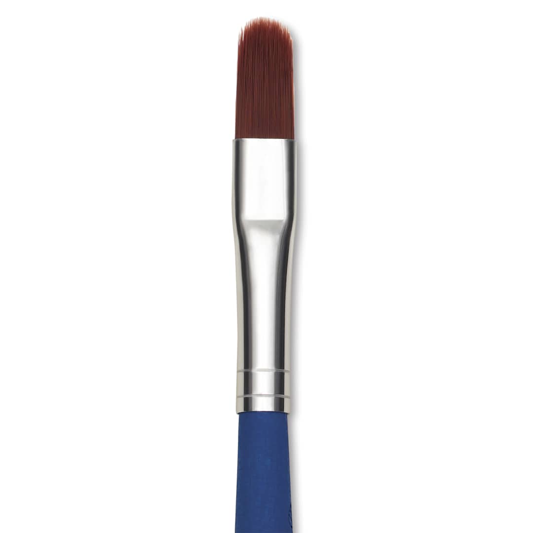 Open in modal - Da Vinci Forte Acrylics Synthetic Brush - Filbert, Long Handle, Size 8, close-up