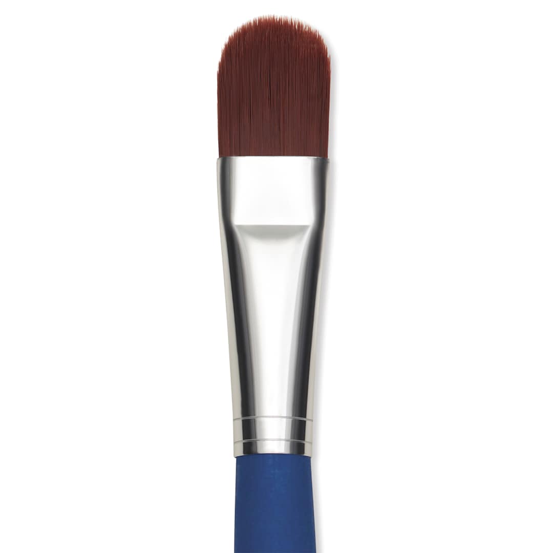 Open in modal - Da Vinci Forte Acrylics Synthetic Brush - Filbert, Long Handle, Size 20, close-up