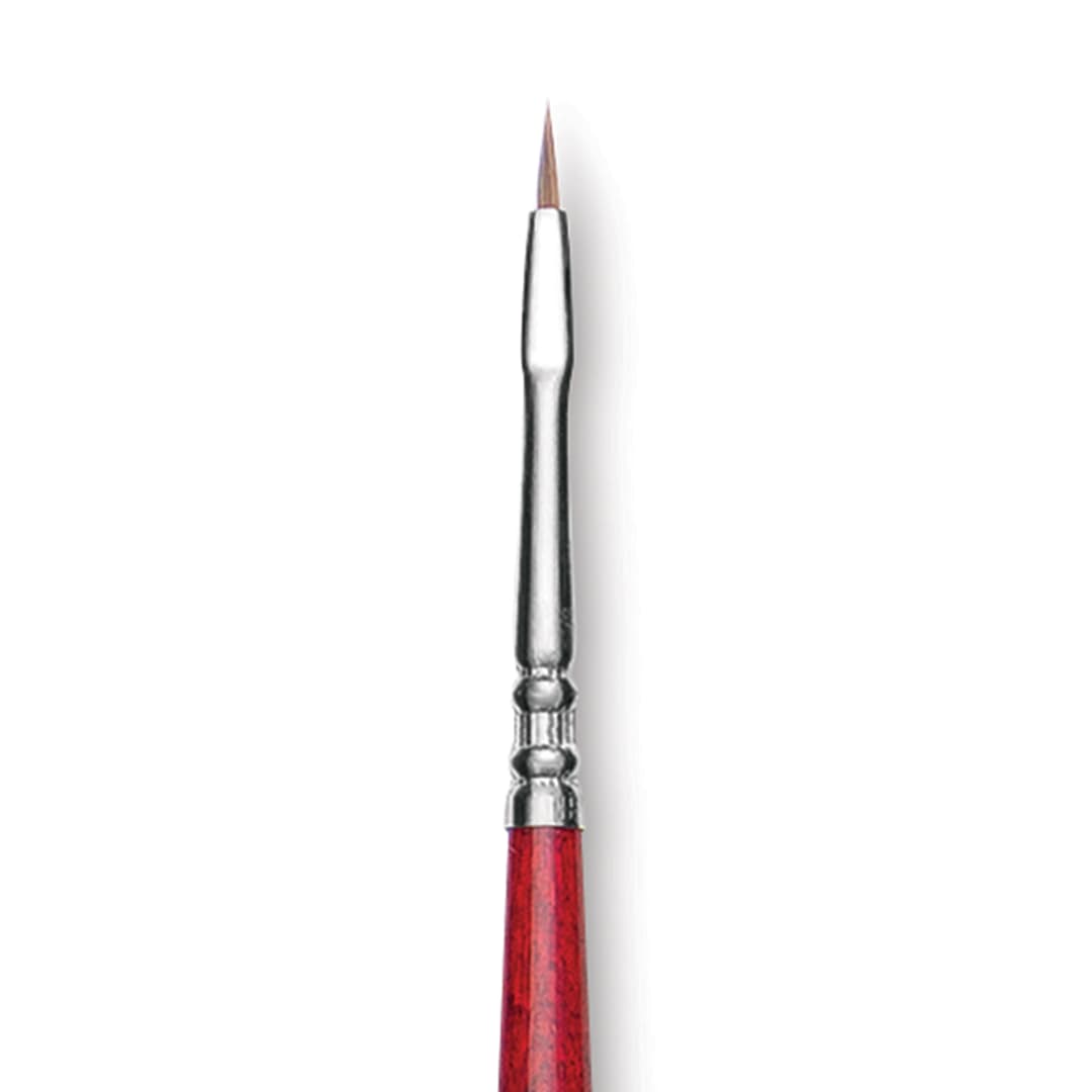 Open in modal - Escoda Opera Takatsu Synthetic Brush - Bright, Long Handle, Size 0 close up