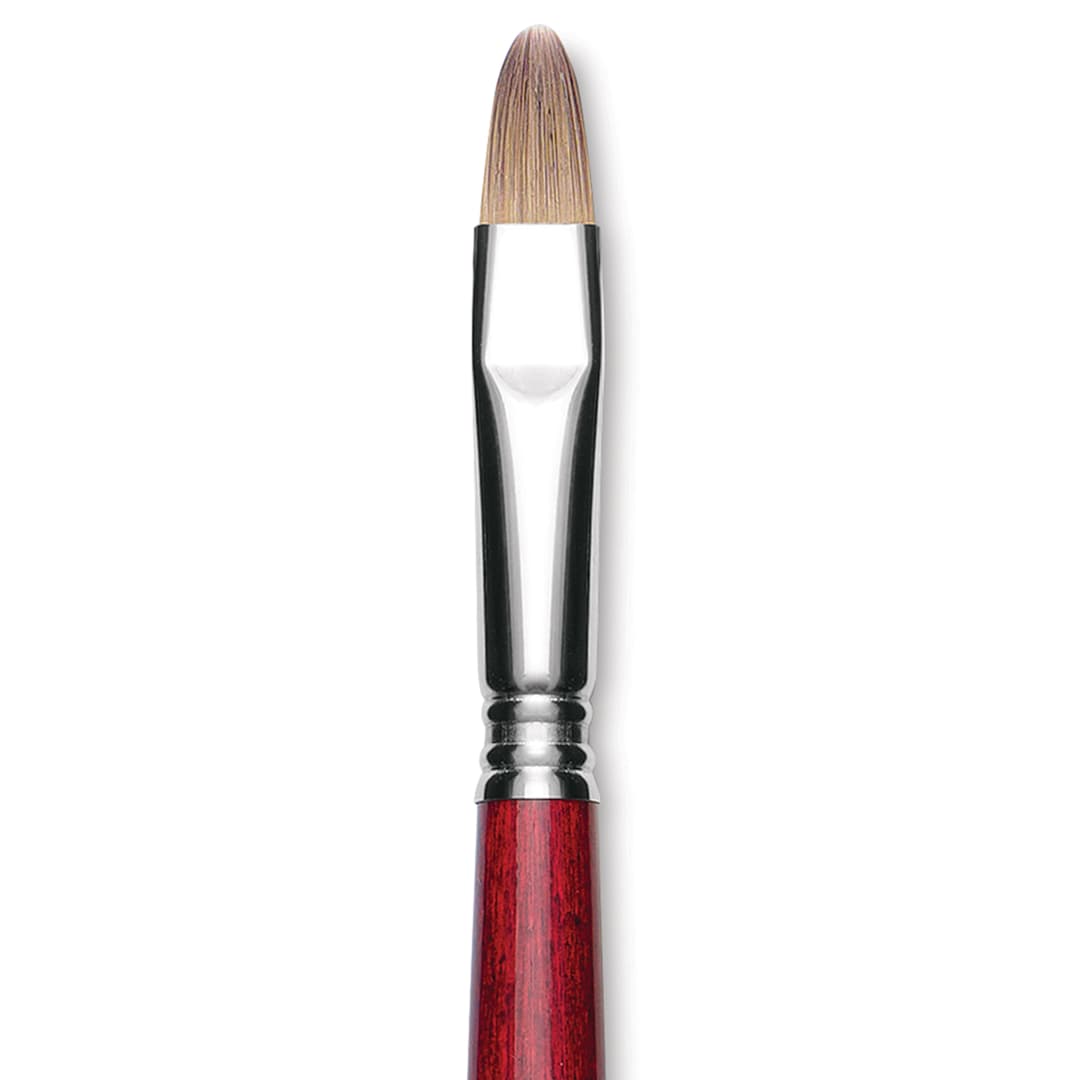 Open in modal - Escoda Opera Takatsu Synthetic Brush - Bright, Long Handle, Size 12 close up