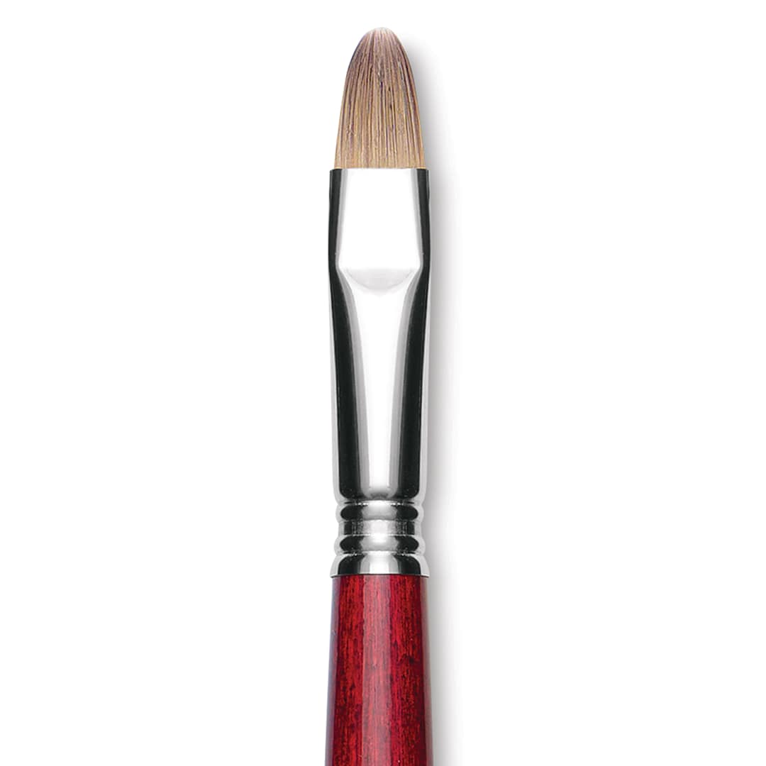 Open in modal - Escoda Opera Takatsu Synthetic Brush - Bright, Long Handle, Size 14 close up