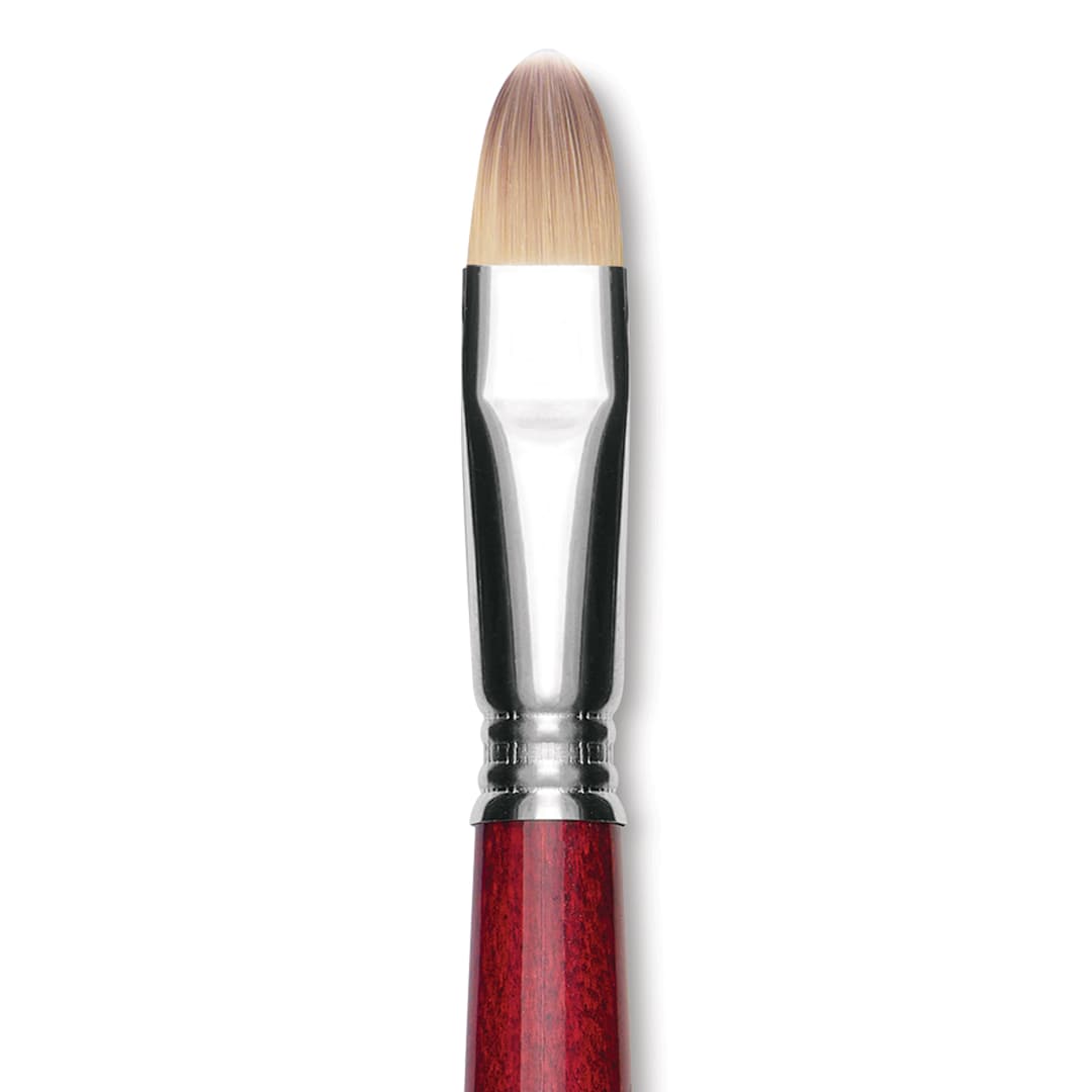 Open in modal - Escoda Opera Takatsu Synthetic Brush - Bright, Long Handle, Size 16 close up