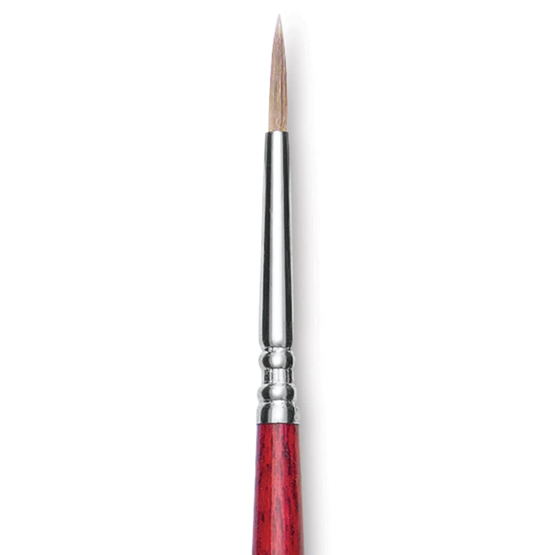 Open in modal - Escoda Opera Takatsu Synthetic Brush - Round, Long Handle, Size 2 close up
