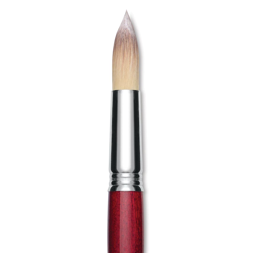 Open in modal - Escoda Opera Takatsu Synthetic Brush - Round, Long Handle, Size 22 close up