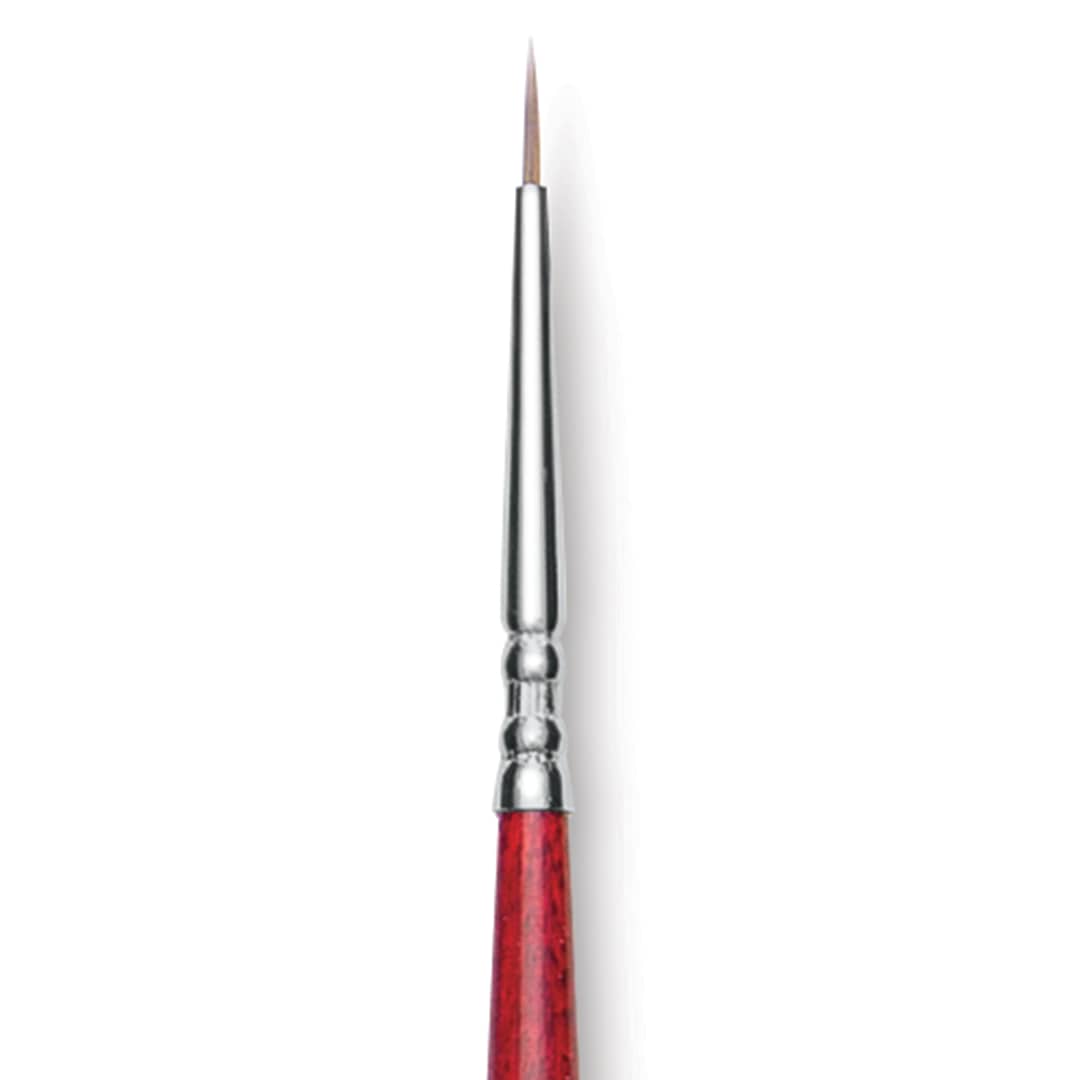 Open in modal - Escoda Opera Takatsu Synthetic Brush - Round, Long Handle, Size 3/0 close up
