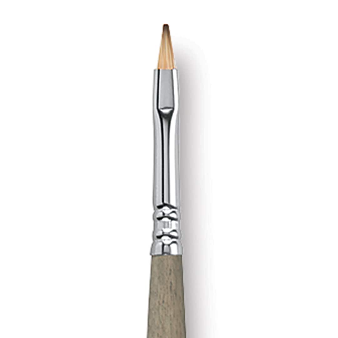 Open in modal - Escoda Modernista Tadami Synthetic Mongoose Brush - Bright, Long Handle, Size 4
