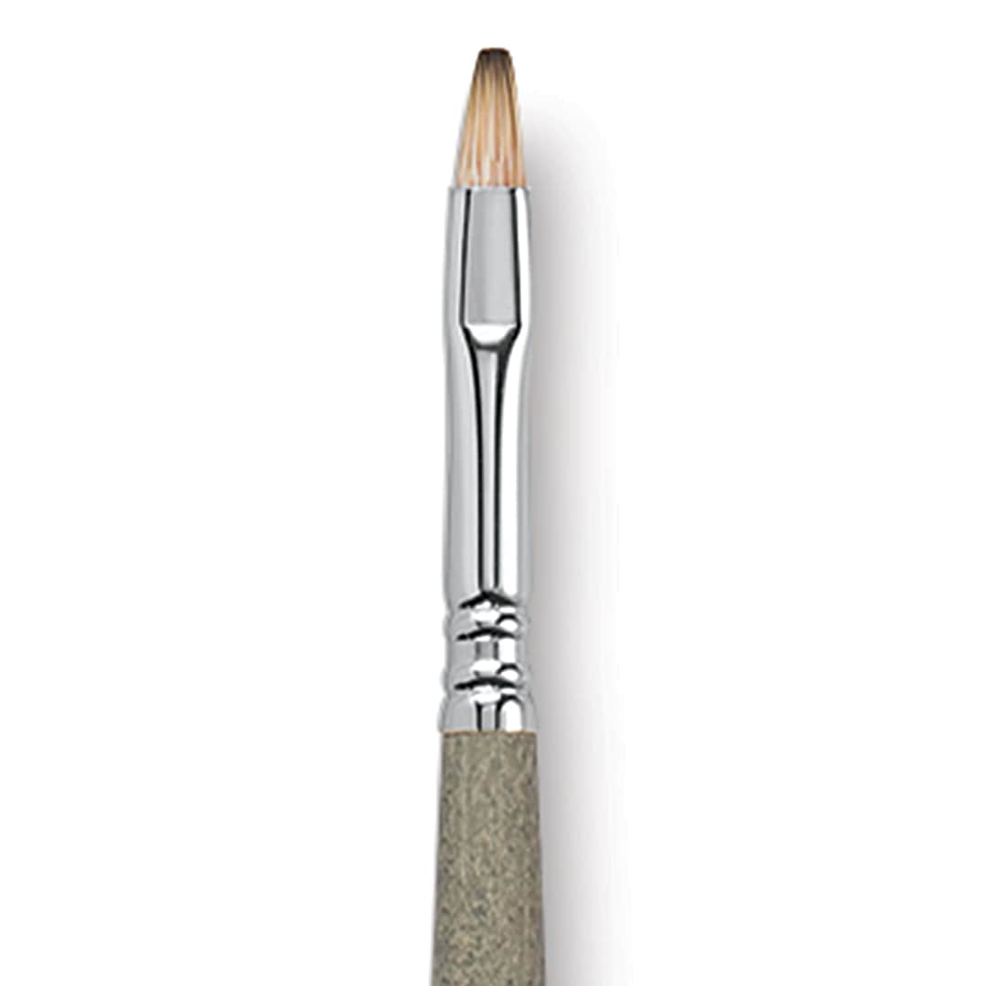 Open in modal - Escoda Modernista Tadami Synthetic Mongoose Brush - Bright, Long Handle, Size 6
