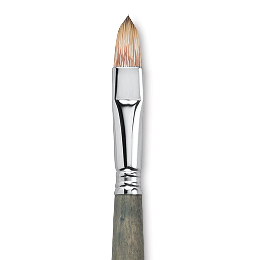 Open in modal - Escoda Modernista Tadami Synthetic Mongoose Brush - Bright, Long Handle, Size 14