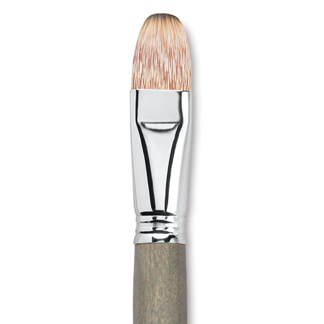 Open in modal - Escoda Modernista Tadami Synthetic Mongoose Brush - Bright, Long Handle, Size 22