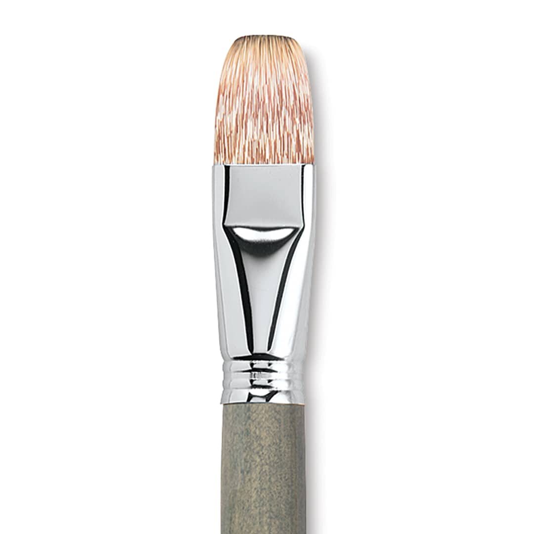 Open in modal - Escoda Modernista Tadami Synthetic Mongoose Brush - Bright, Long Handle, Size 24