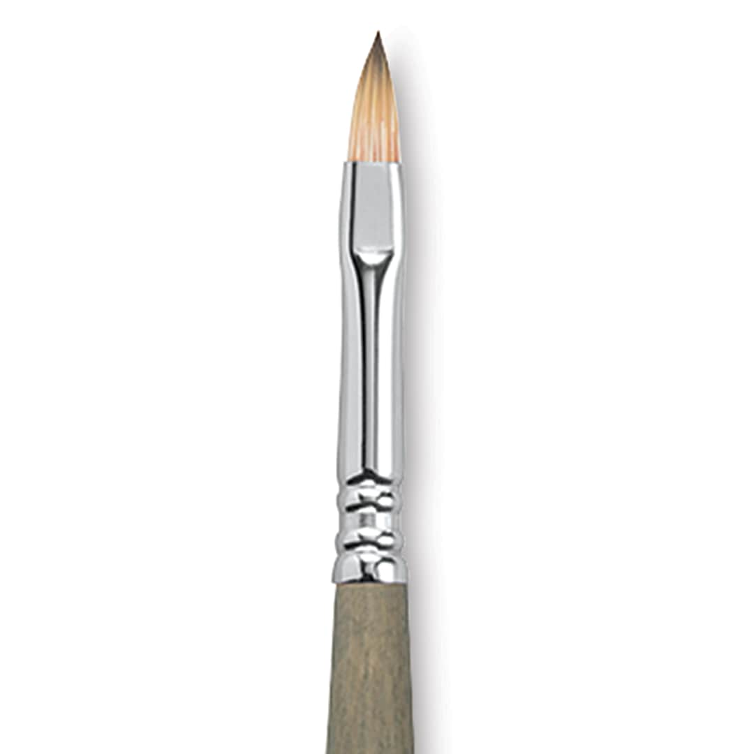 Open in modal - Escoda Modernista Tadami Synthetic Mongoose Brush - Filbert, Long Handle, Size 6