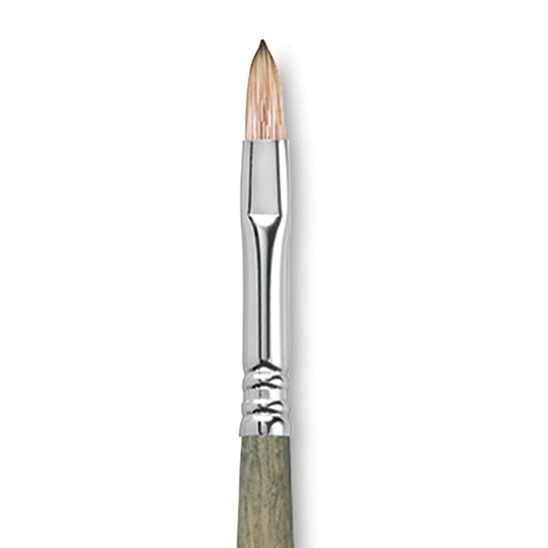 Open in modal - Escoda Modernista Tadami Synthetic Mongoose Brush - Filbert, Long Handle, Size 8