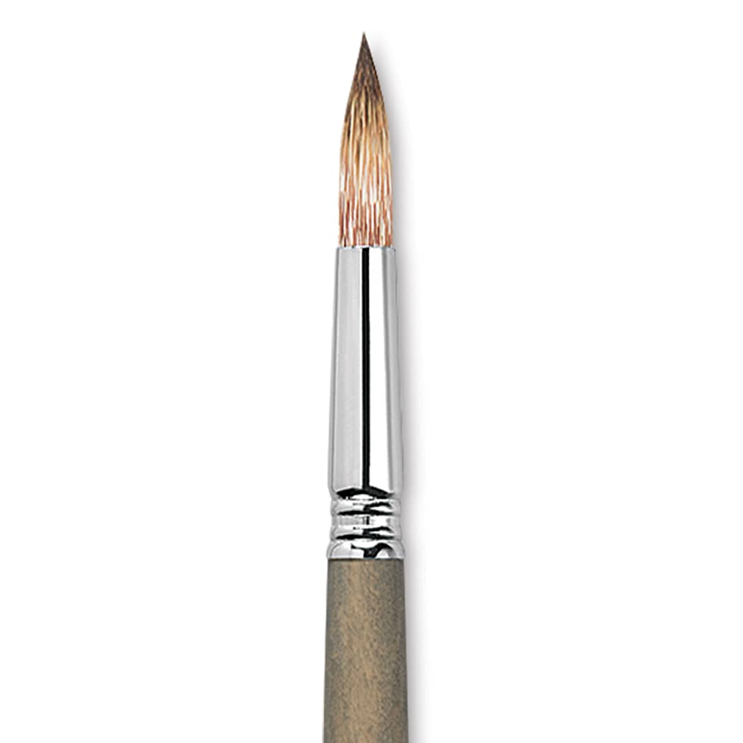 Open in modal - Escoda Modernista Tadami Synthetic Mongoose Brush - Round, Long Handle, Size 16