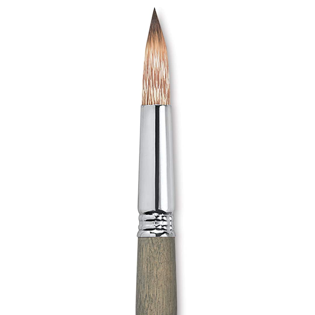 Open in modal - Escoda Modernista Tadami Synthetic Mongoose Brush - Round, Long Handle, Size 18