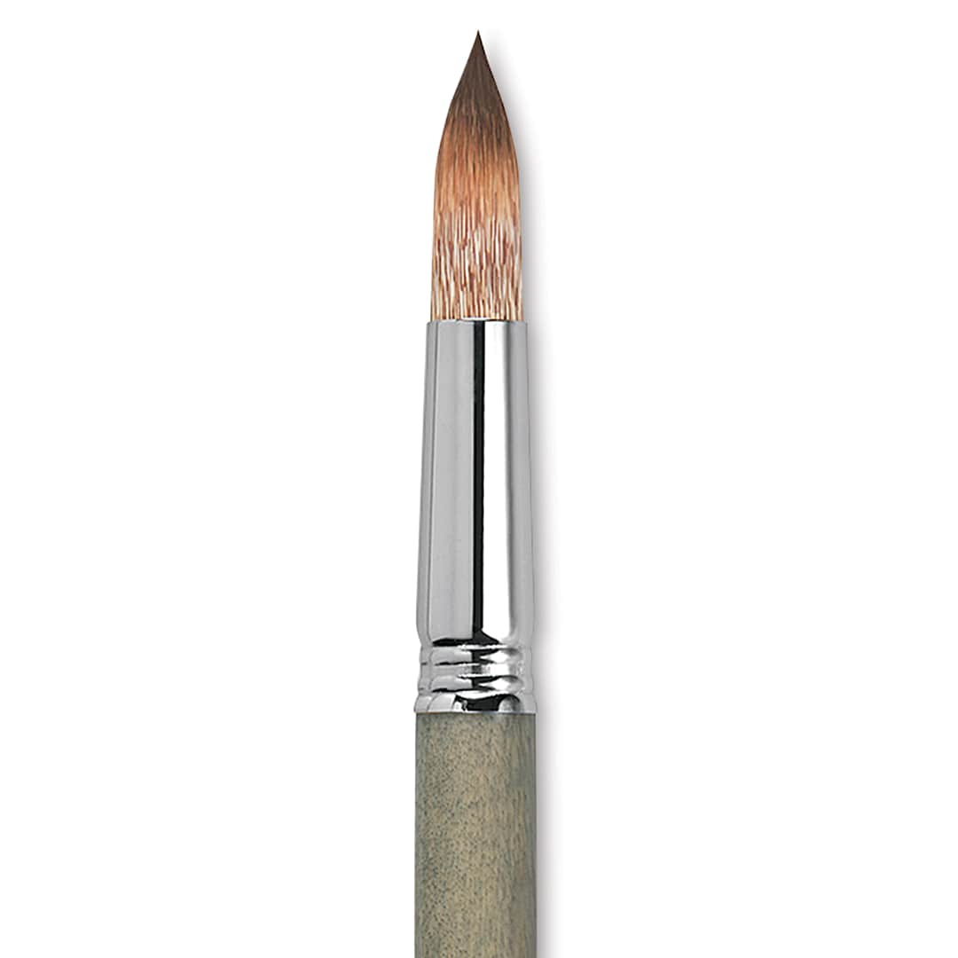 Open in modal - Escoda Modernista Tadami Synthetic Mongoose Brush - Round, Long Handle, Size 20