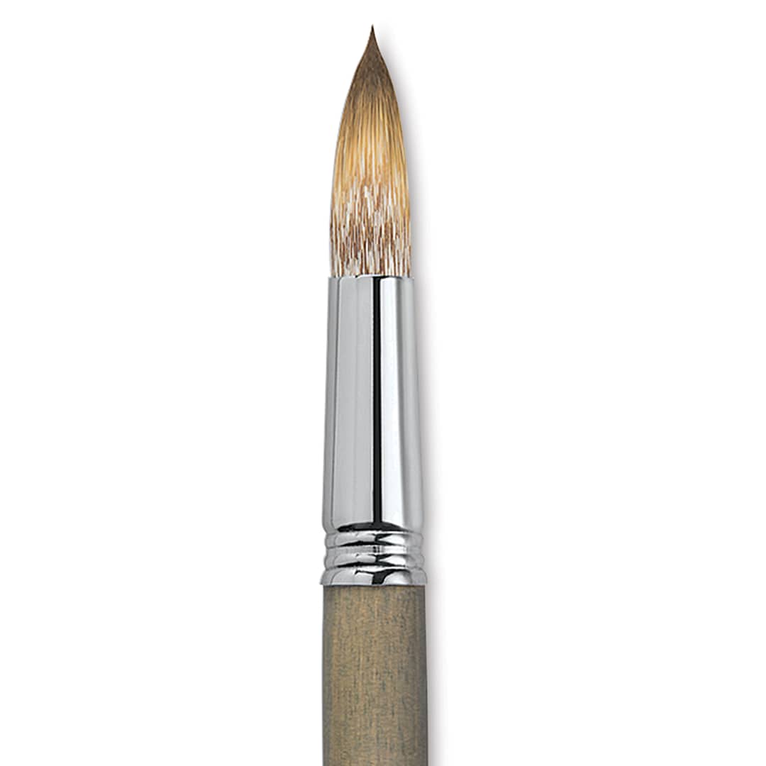 Open in modal - Escoda Modernista Tadami Synthetic Mongoose Brush - Round, Long Handle, Size 22