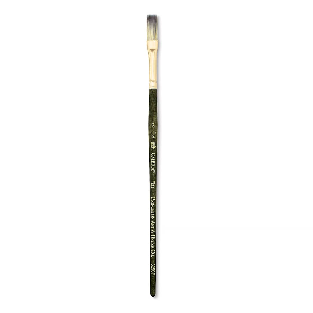 Open in modal - Princeton Umbria Brush - Flat, Short Handle, Size 2