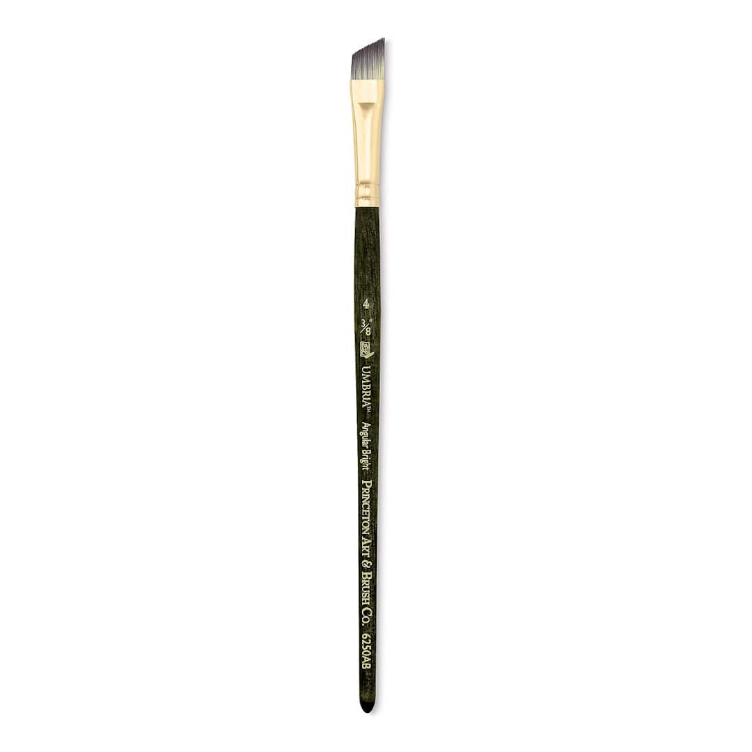 Open in modal - Princeton Umbria Brush - Angular Bright, Short Handle, Size 4