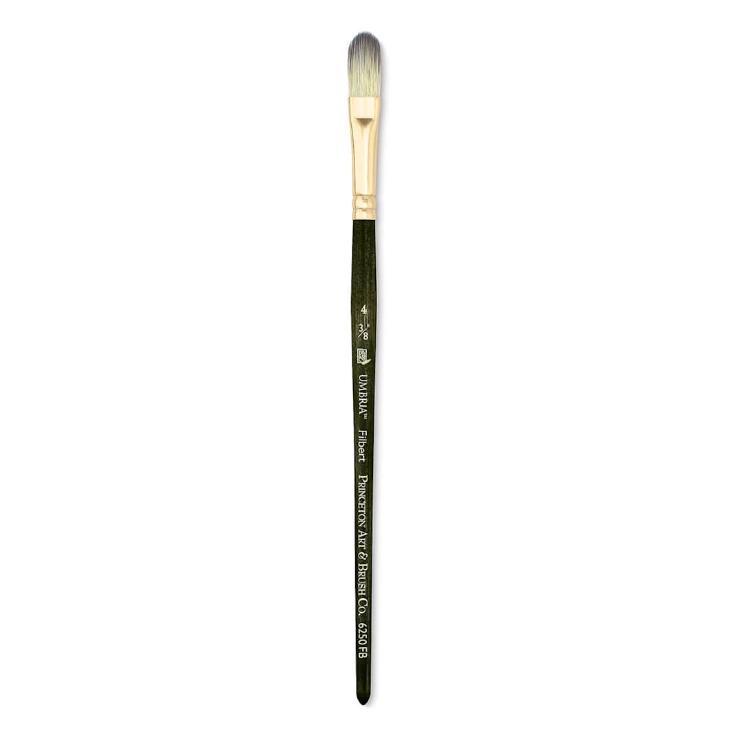 Open in modal - Princeton Umbria Brush - Filbert, Short Handle, Size 4