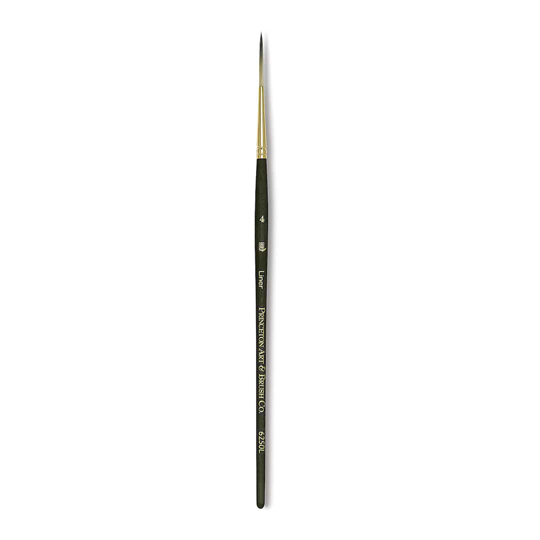 Open in modal - Princeton Umbria Brush - Liner, Short Handle, Size 4