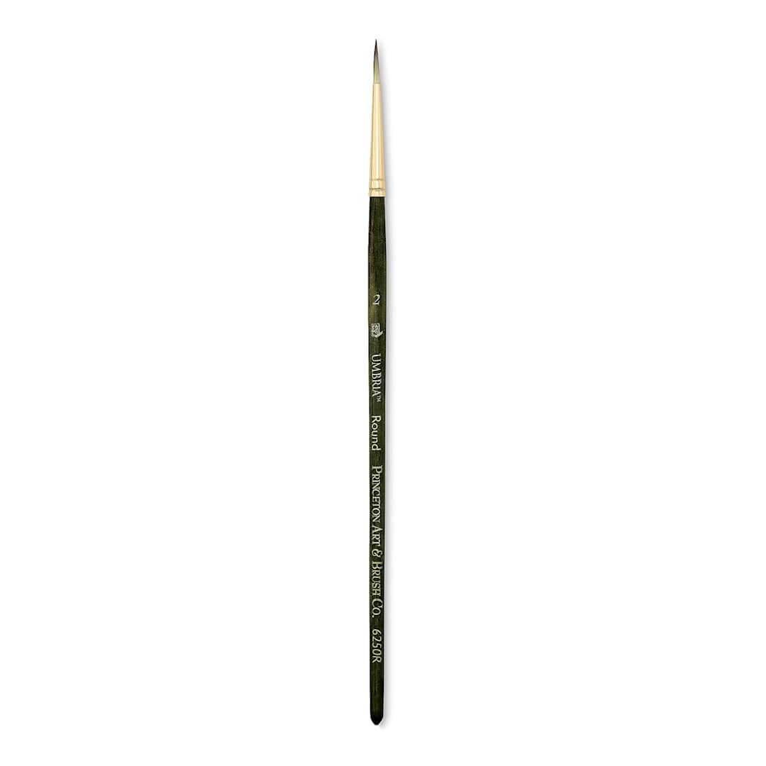 Open in modal - Princeton Umbria Brush - Round, Short Handle, Size 2
