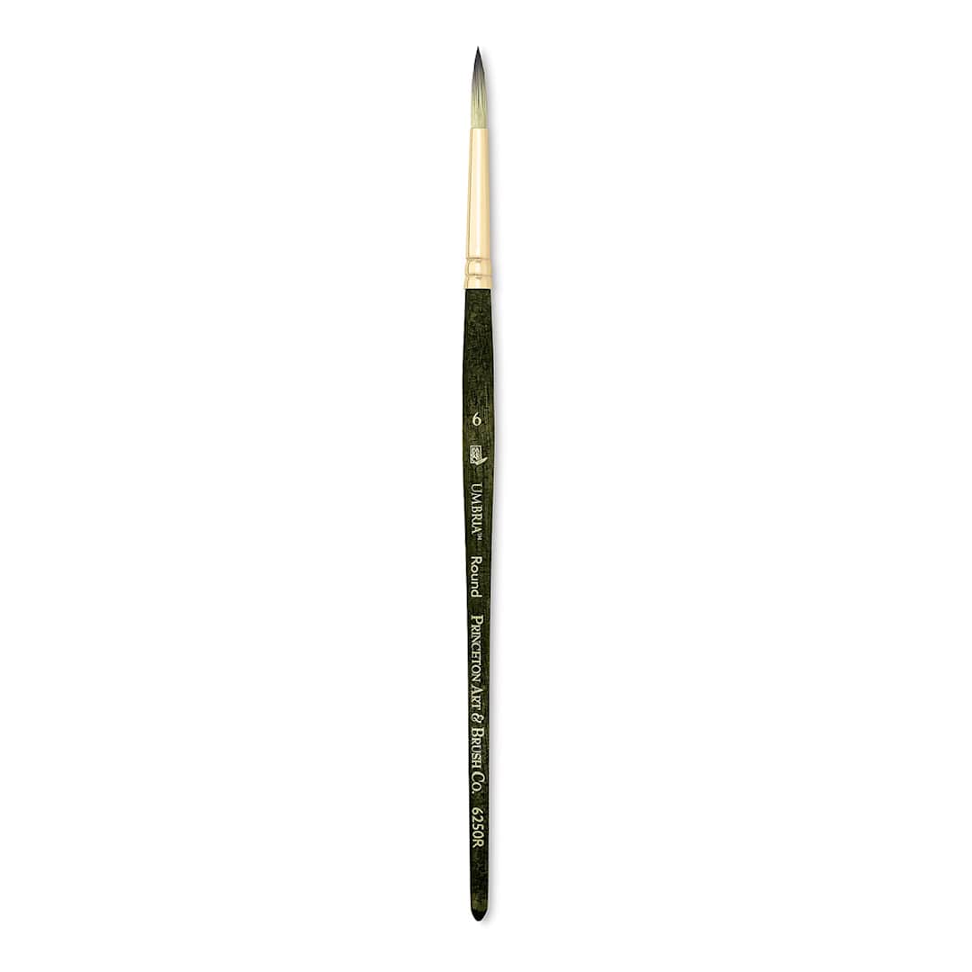 Open in modal - Princeton Umbria Brush - Round, Short Handle, Size 6