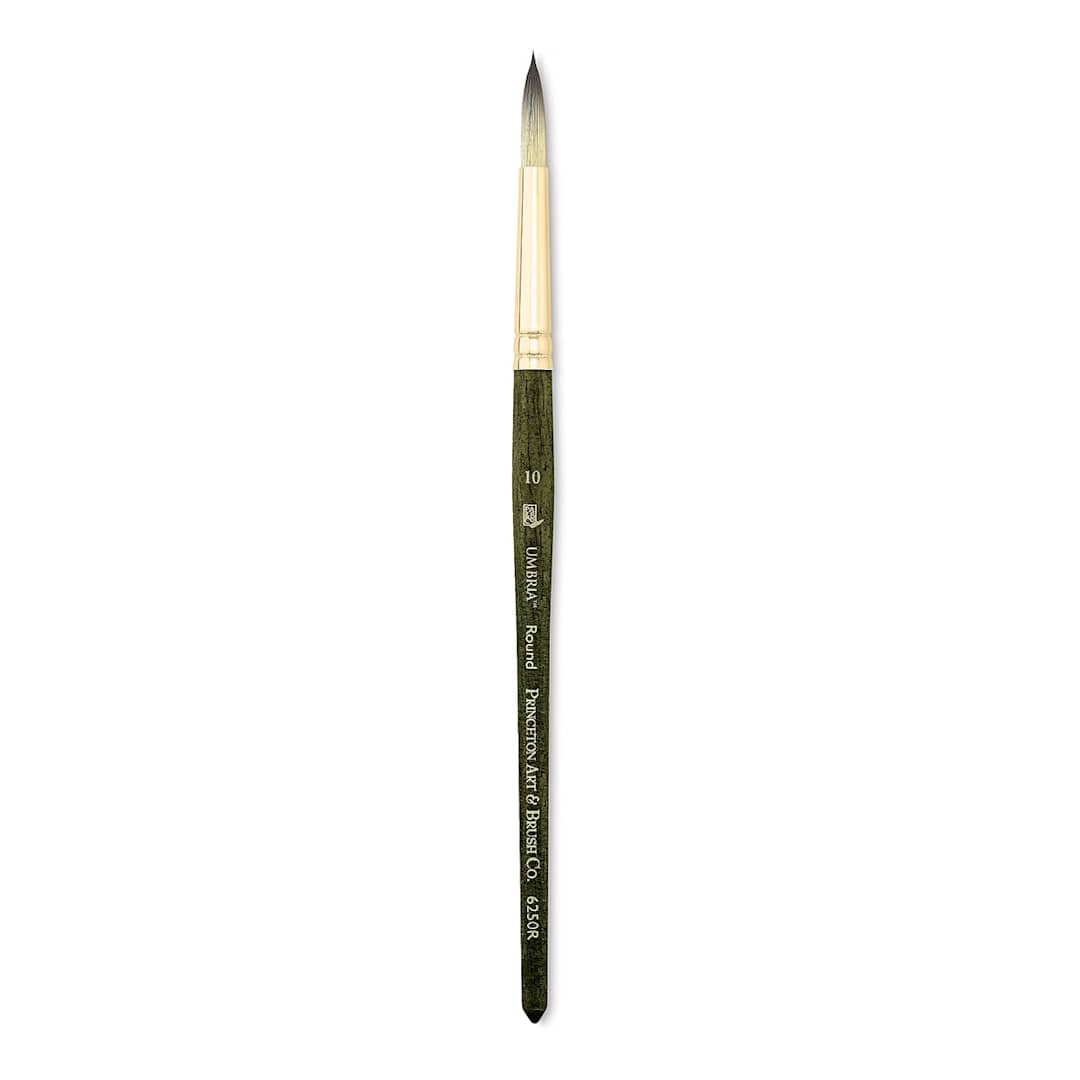 Open in modal - Princeton Umbria Brush - Round, Short Handle, Size 10