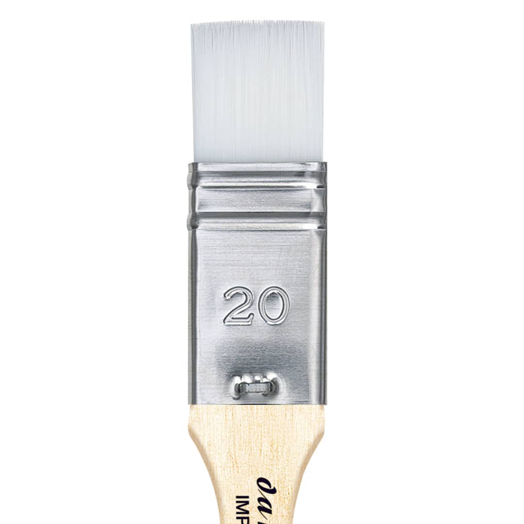 Open in modal - Da Vinci Impasto Brush - Mottler, Short Handle, Size 20 close up