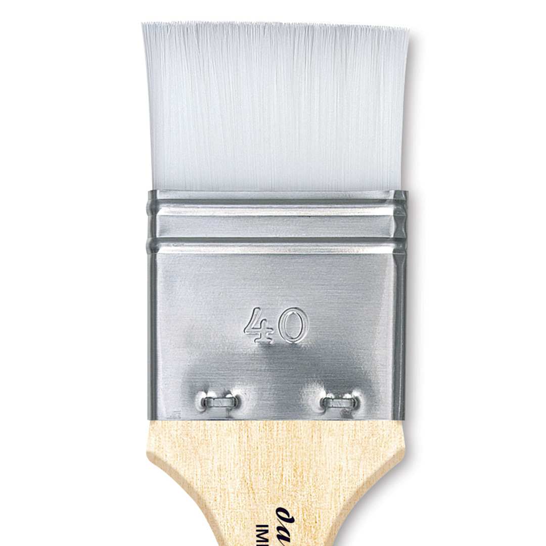 Open in modal - Da Vinci Impasto Brush - Mottler, Short Handle, Size 40 close up