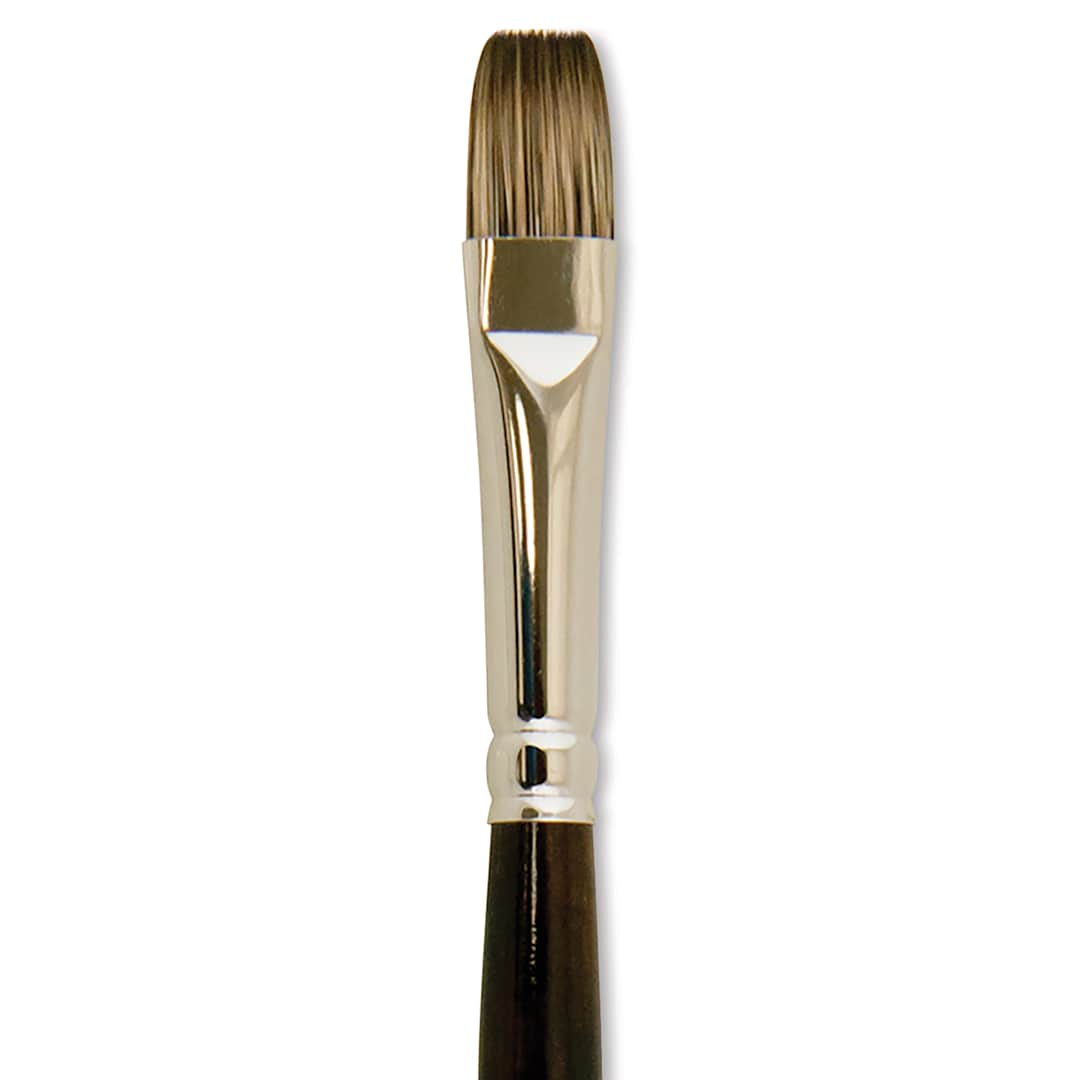 Open in modal - Silver Brush Monza Synthetic Mongoose Brush - Glaze, Size 3/8" close up