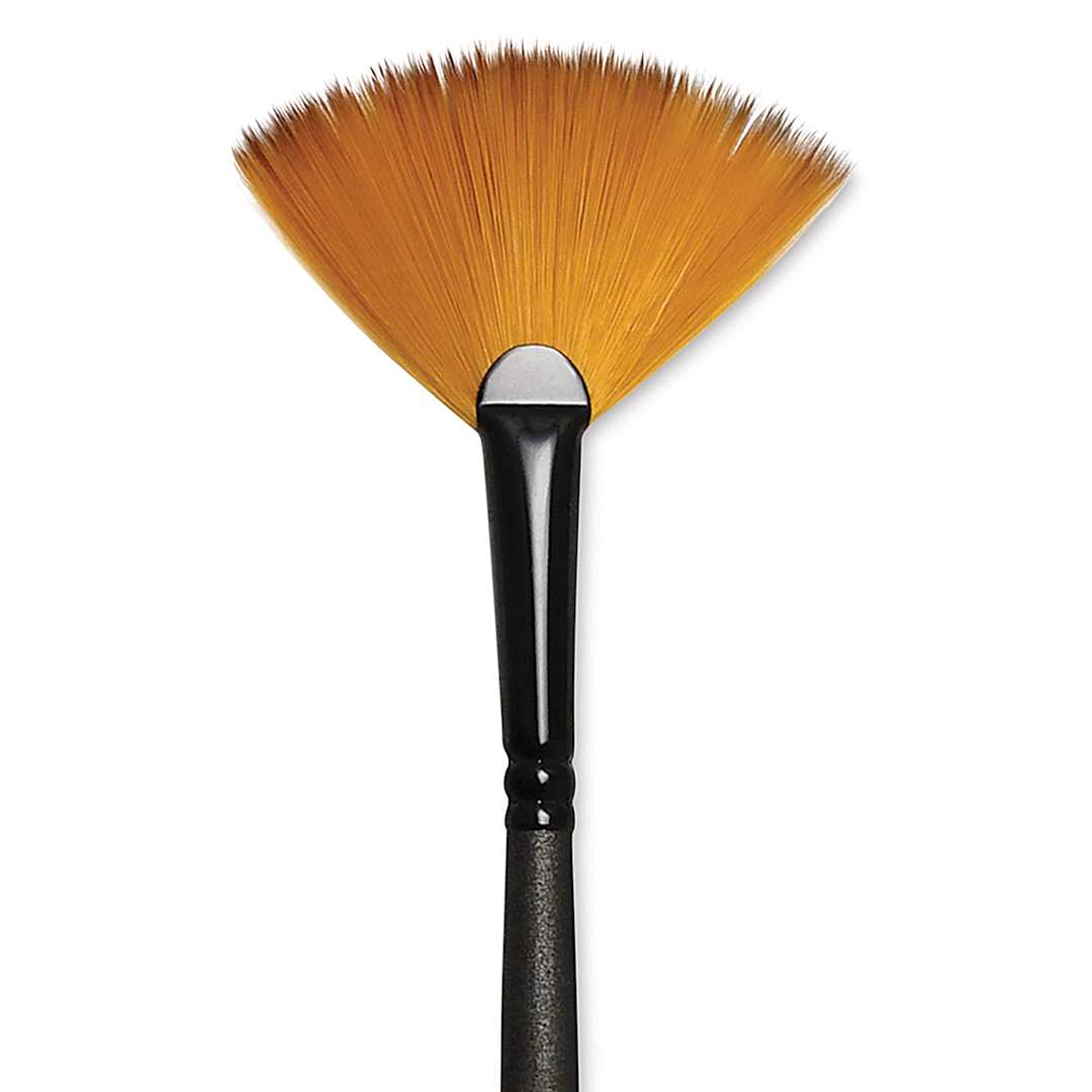 Open in modal - Royal Langnickel Majestic Brush - Fan, Long Handle, Size 6