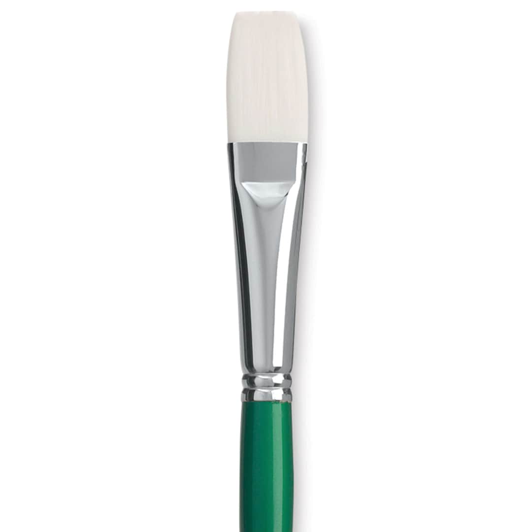 Open in modal - Princeton Synthetic Bristle Brush - Flat, Size 12 close up