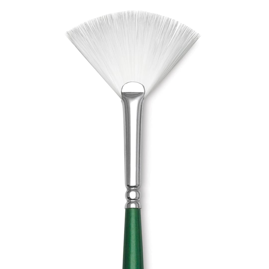 Open in modal - Princeton Synthetic Bristle Brush - Fan, Size 2 close up
