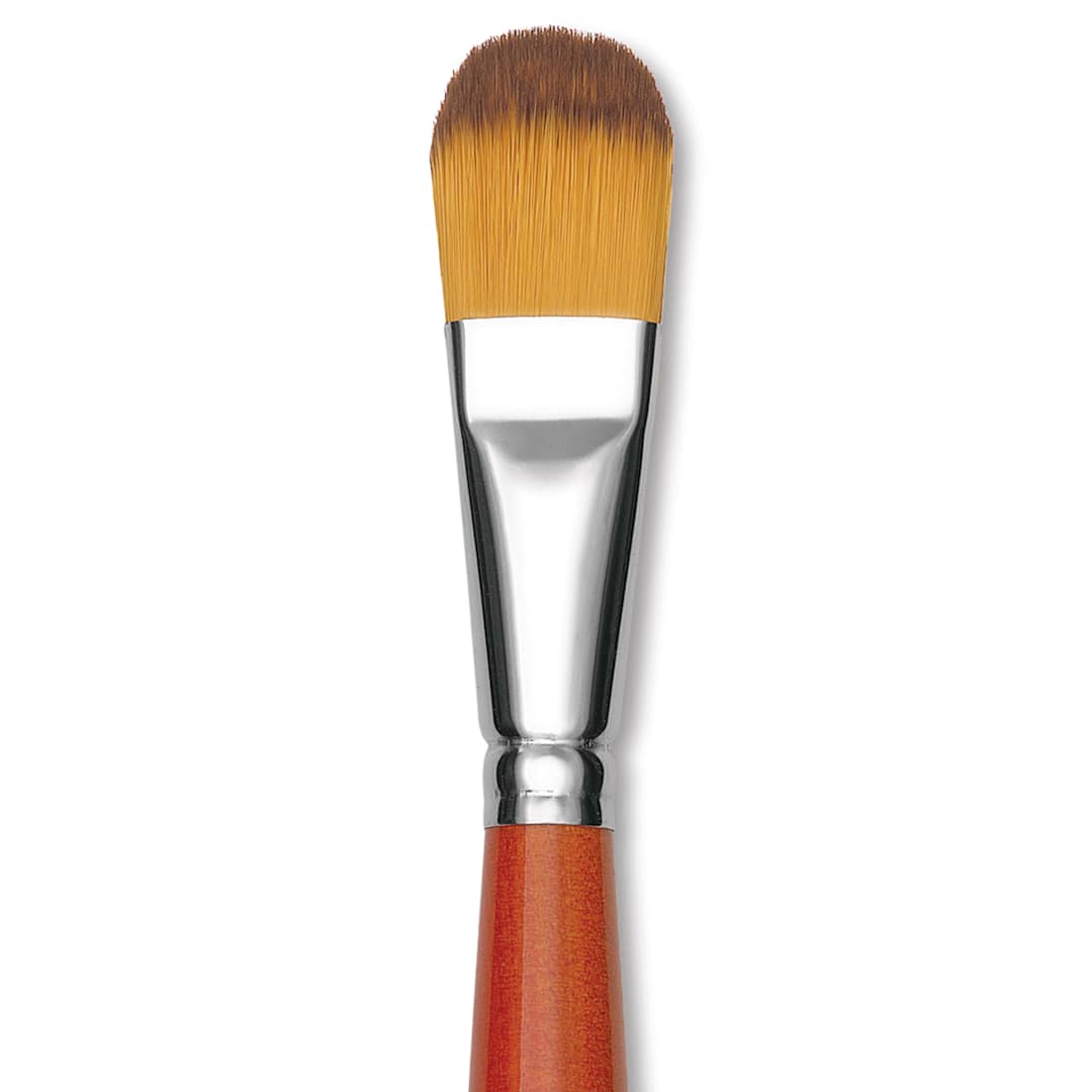 Open in modal - Raphael Golden Kaerell Brush - Filbert, Long Handle, Size 20, cose-up