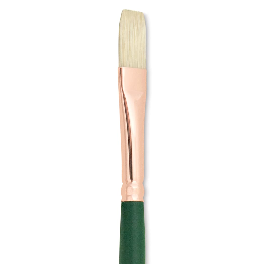 Open in modal - Silver Brush Grand Prix Super Brush - Flat, Long Handle, Size 6 close up