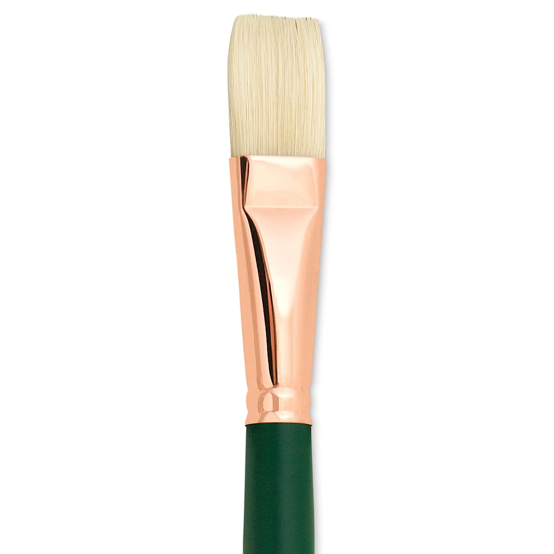 Open in modal - Silver Brush Grand Prix Super Brush - Flat, Long Handle, Size 12 close up
