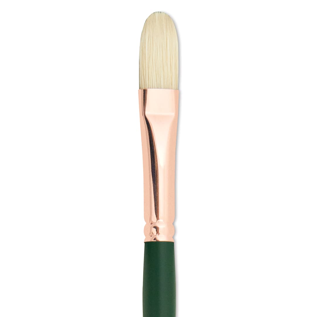 Open in modal - Silver Brush Grand Prix Super Brush - Filbert, Long Handle, Size 8 close up