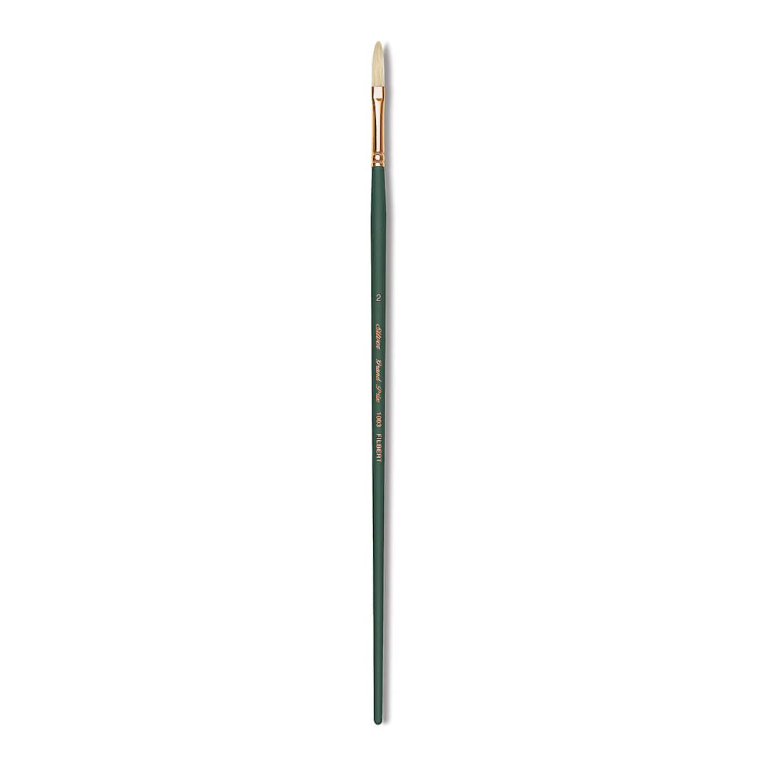 Open in modal - Silver Brush Grand Prix Super Brush - Extra Long Filbert, Long Handle, Size 2