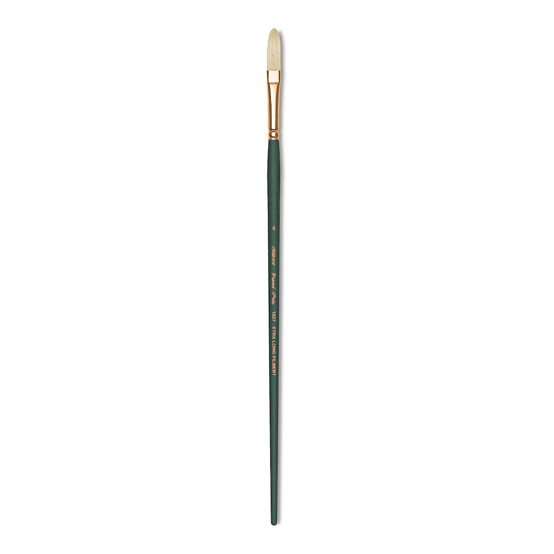 Open in modal - Silver Brush Grand Prix Super Brush - Extra Long Filbert, Long Handle, Size 4