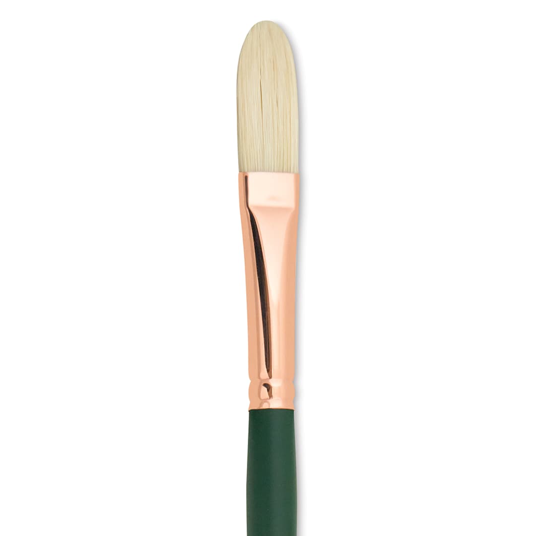 Open in modal - Silver Brush Grand Prix Super Brush - Extra Long Filbert, Long Handle, Size 8 close up