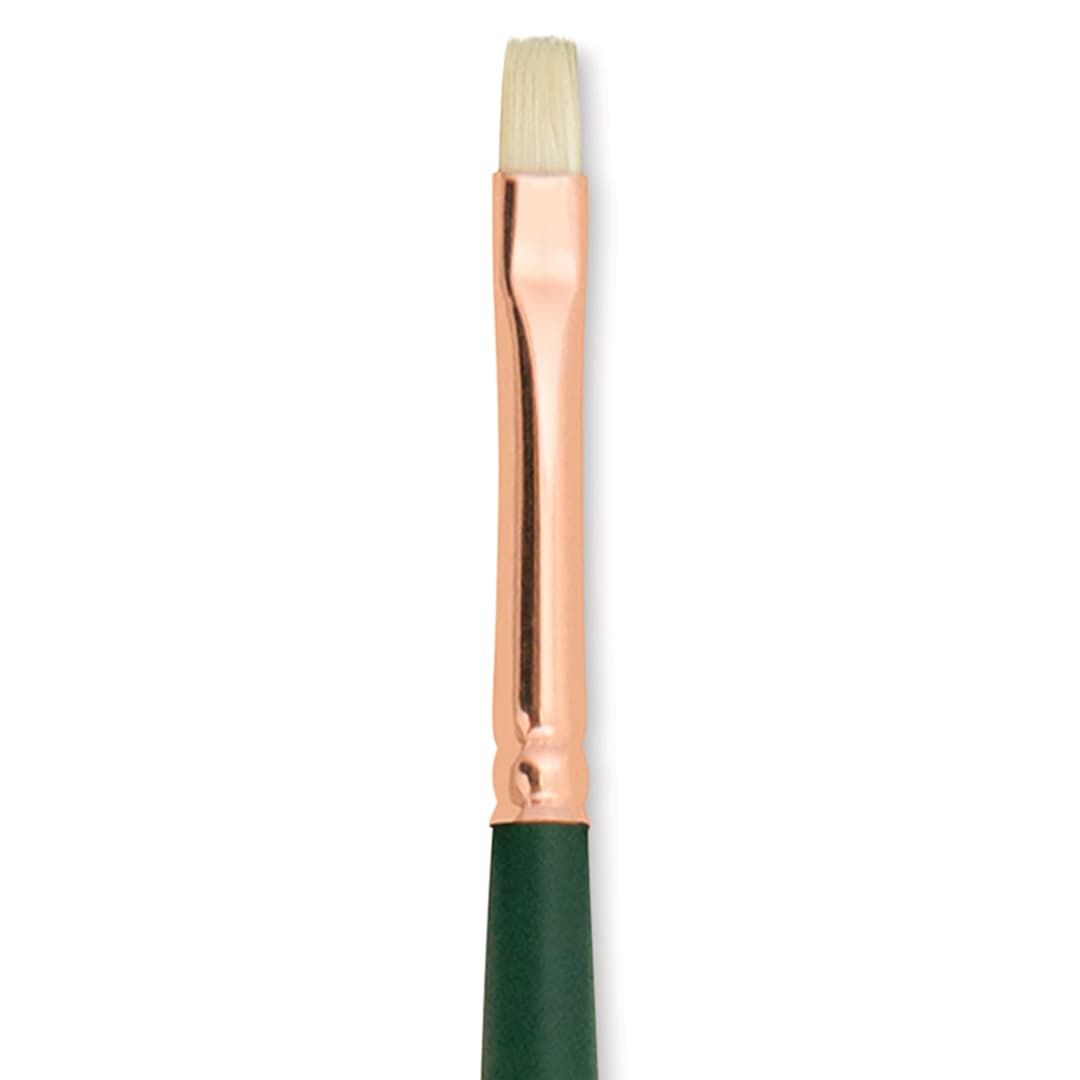 Open in modal - Silver Brush Grand Prix Super Brush - Bright, Long Handle, Size 0 close up