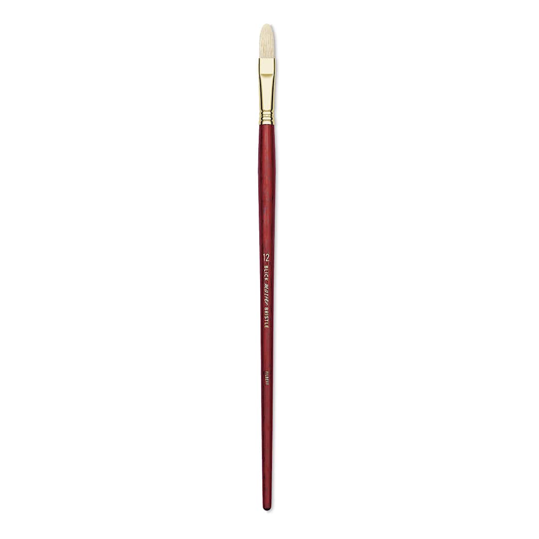Open in modal - Blick Master Bristle Brush - Filbert, Long Handle, Size 12
