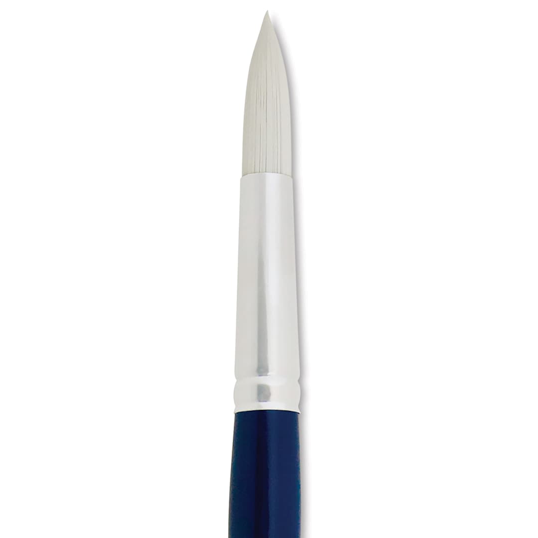 Open in modal - Silver Brush Bristlon Stiff White Synthetic Brush - Round, Size 10 (close-up)