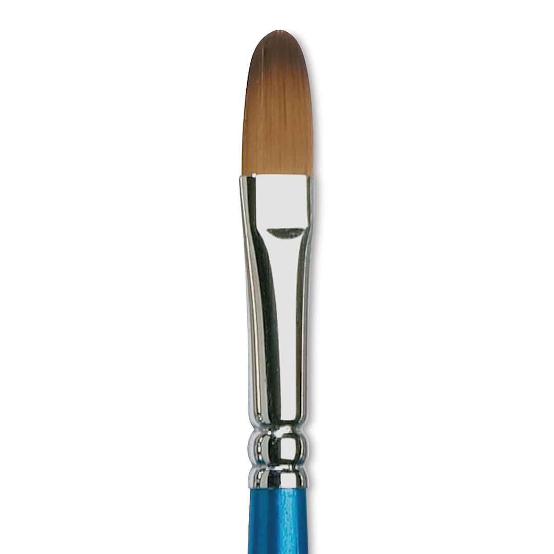 Open in modal - Winsor & Newton Cotman Watercolor Brush - Filbert, Short Handle, Size 1/4"