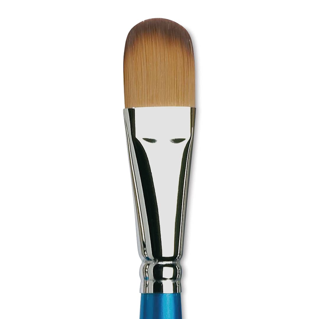 Open in modal - Winsor & Newton Cotman Watercolor Brush - Filbert, Short Handle, Size 3/4"