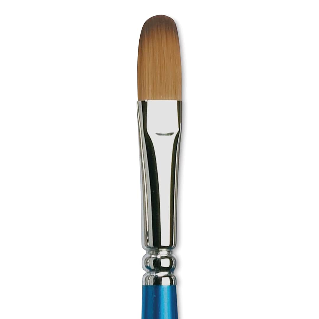 Open in modal - Winsor & Newton Cotman Watercolor Brush - Filbert, Short Handle, Size 3/8"