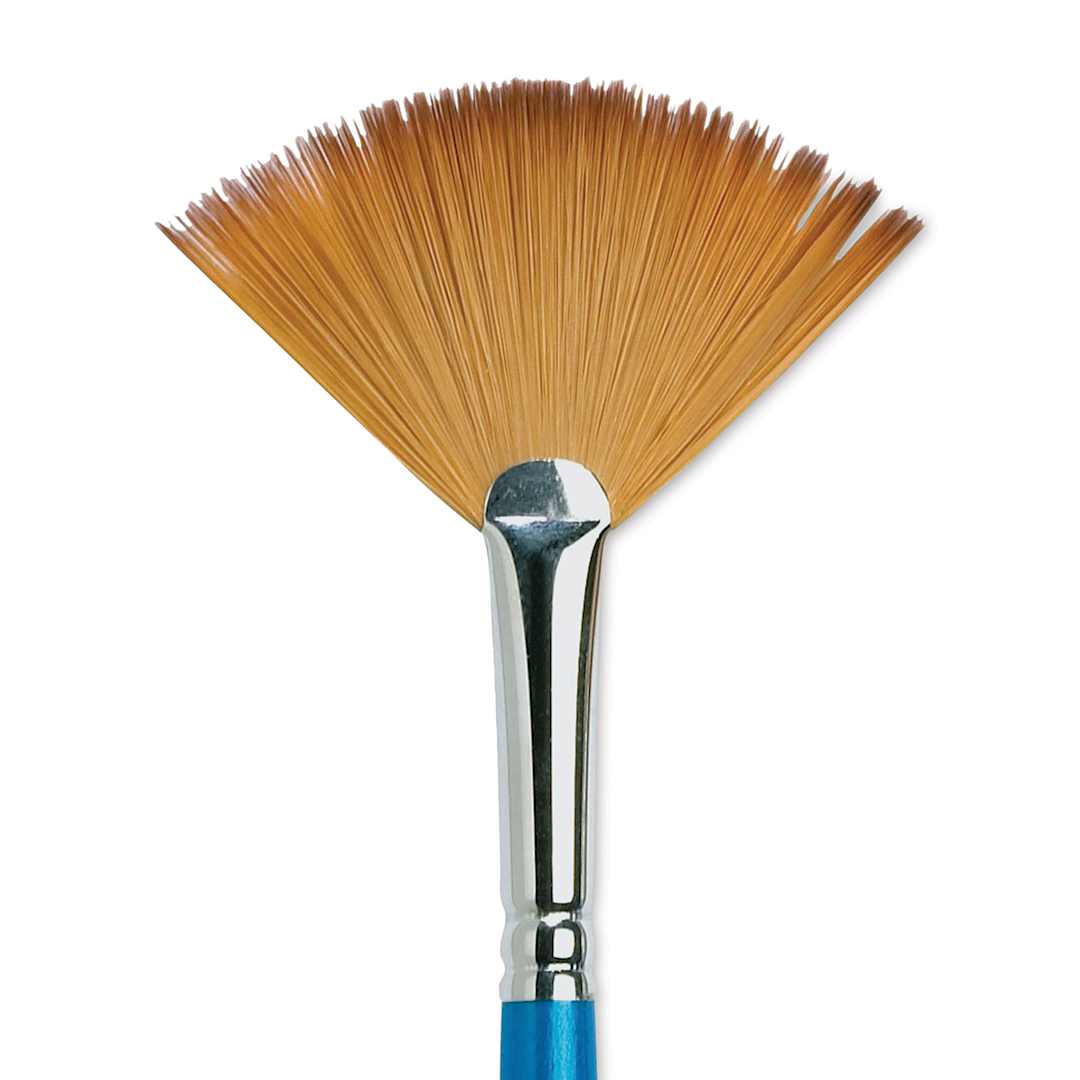 Open in modal - Winsor & Newton Cotman Watercolor Brush - Fan, Short Handle, Size 6