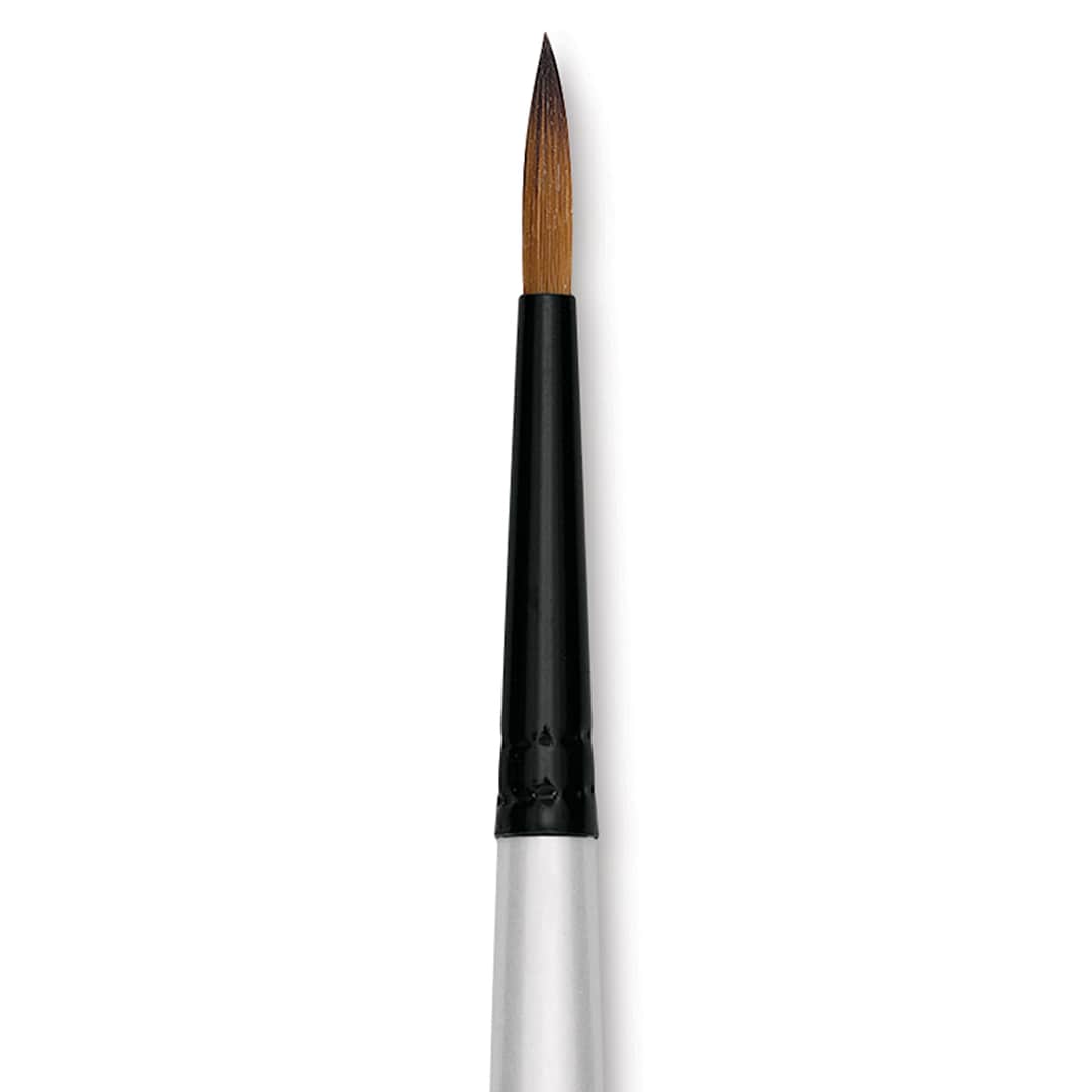 Open in modal - Robert Simmons Simply Simmons Synthetic Brush - Round, Short Handle, Size 5 close up