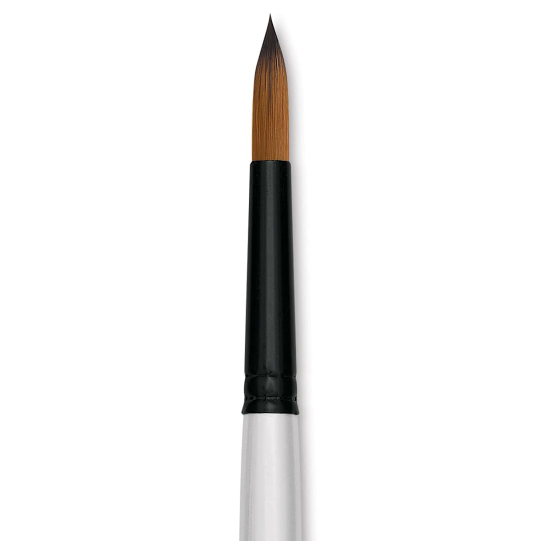 Open in modal - Robert Simmons Simply Simmons Synthetic Brush - Round, Short Handle, Size 10 close up