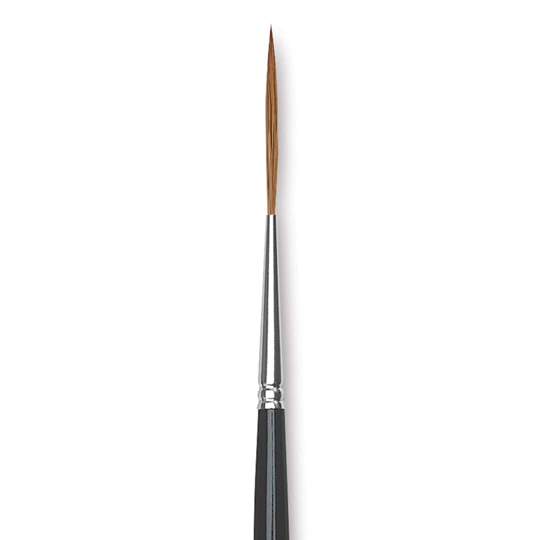 Open in modal - Da Vinci Maestro Kolinsky Brush - Long Liner, Short Handle, Size 0 close up